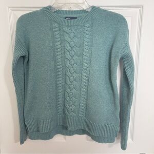 Gap Kids Aqua / Teal Girls Cable Knit sweater size XL 12
